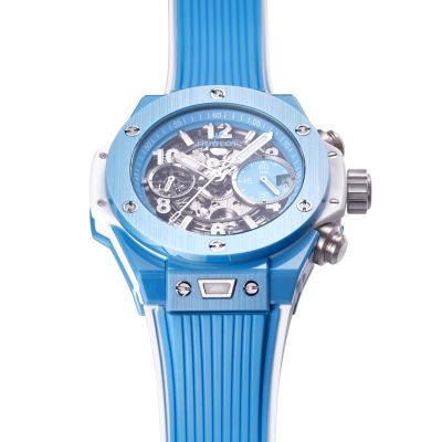BBF Factory Hublot Big Bang Unico Tiffany Blue Lady Watch Ceramic Case 1280 Movement 42mm 